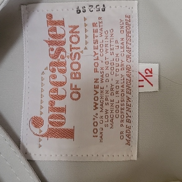 Vintage NWT Forecaster of Boston | Cream Water Repellent Trench Coat Size 11/12 - Picture 9 of 9